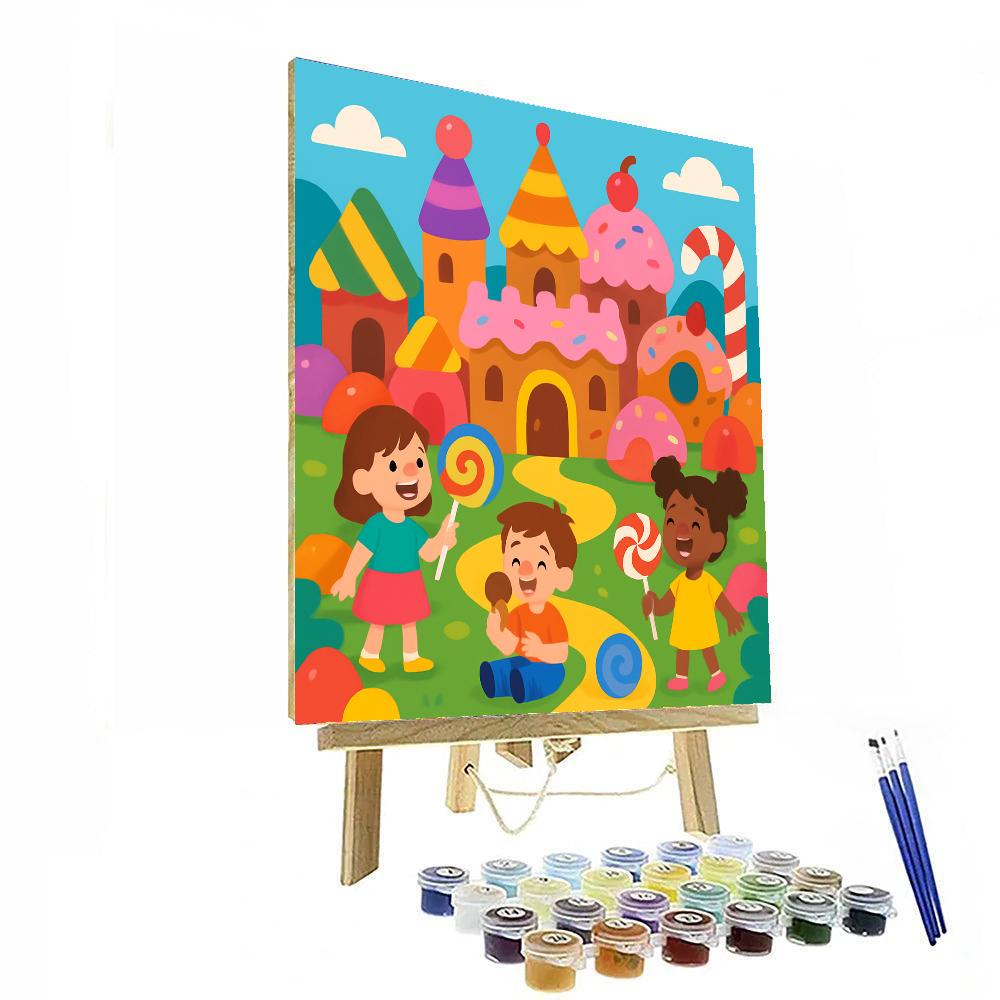 Charming Candy Kingdom Paint By Numbers Kits