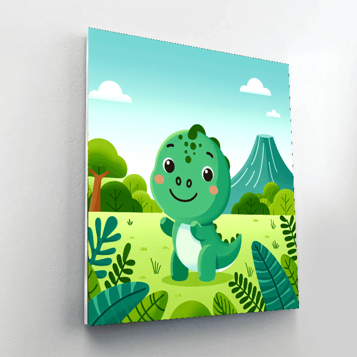 Dinosaur Roar Experience Paint By Numbers