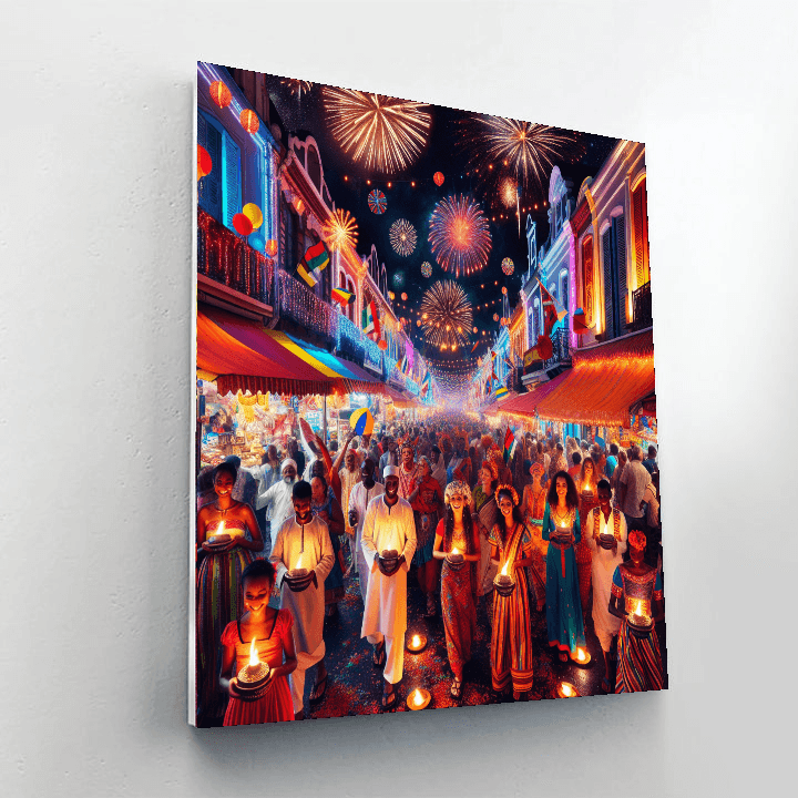 Diwali Carnival - Mauritius Paint By Number