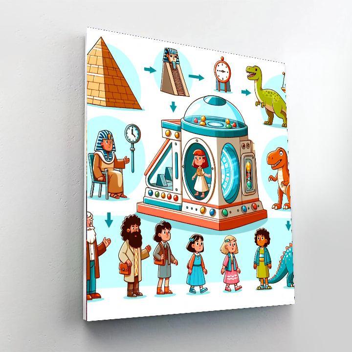 Time-traveling Adventure Paint By Numbers