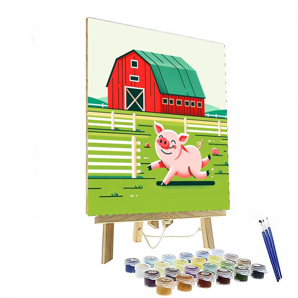 Magical Farmyard Experience Paint By Numbers Art