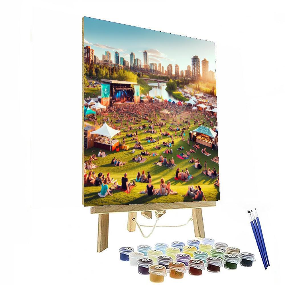 Calgary Folk Music Festival - Calgary DIY Paint By Numbers