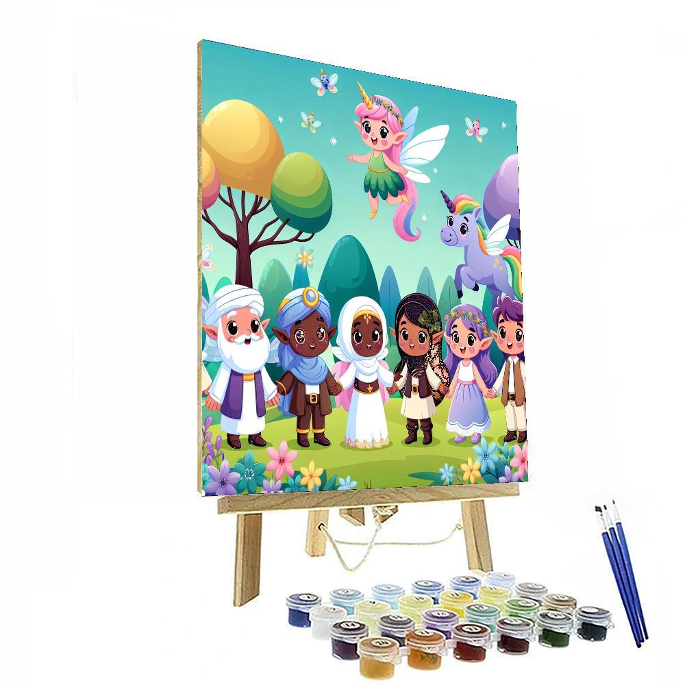 Charming Creatures Painting Number Kit