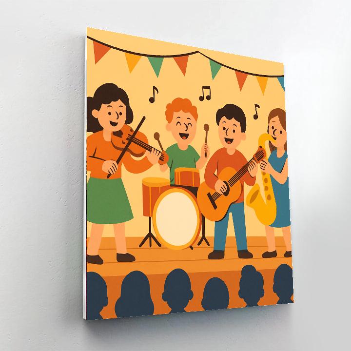 Harmonious Music Festival Numbered Painting Kits