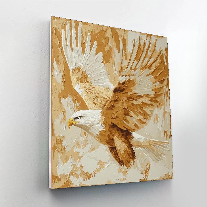Michelangelo Inspired Eagle's Resurgence  Paint By Numbers