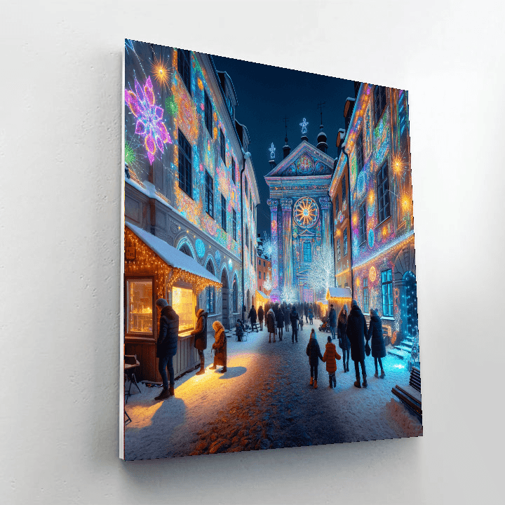 Norrköping Lights Festival - Norrköping, Sweden Painting Number Kit