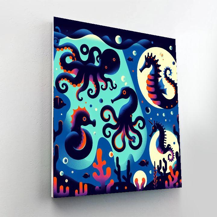Under The Sea Mystery Painting By Numbers Kit