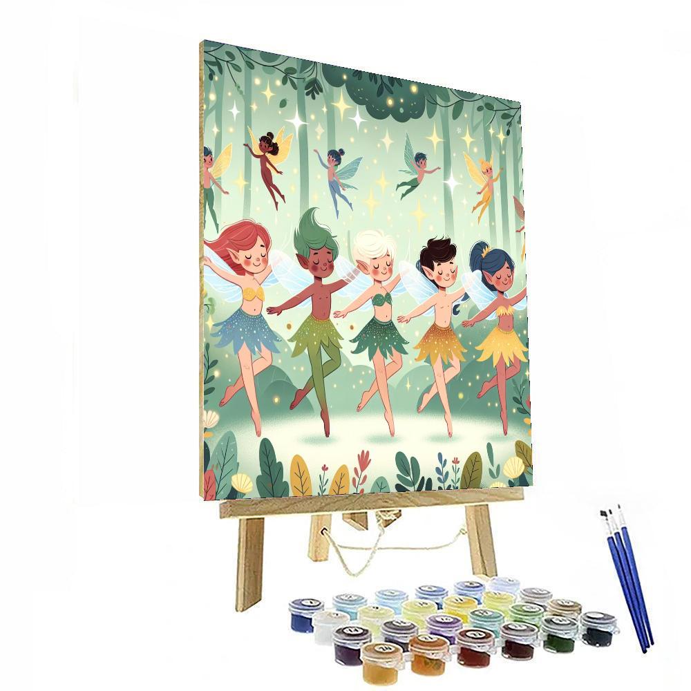 Pixie Hollow Whimsy DIY Paint By Numbers