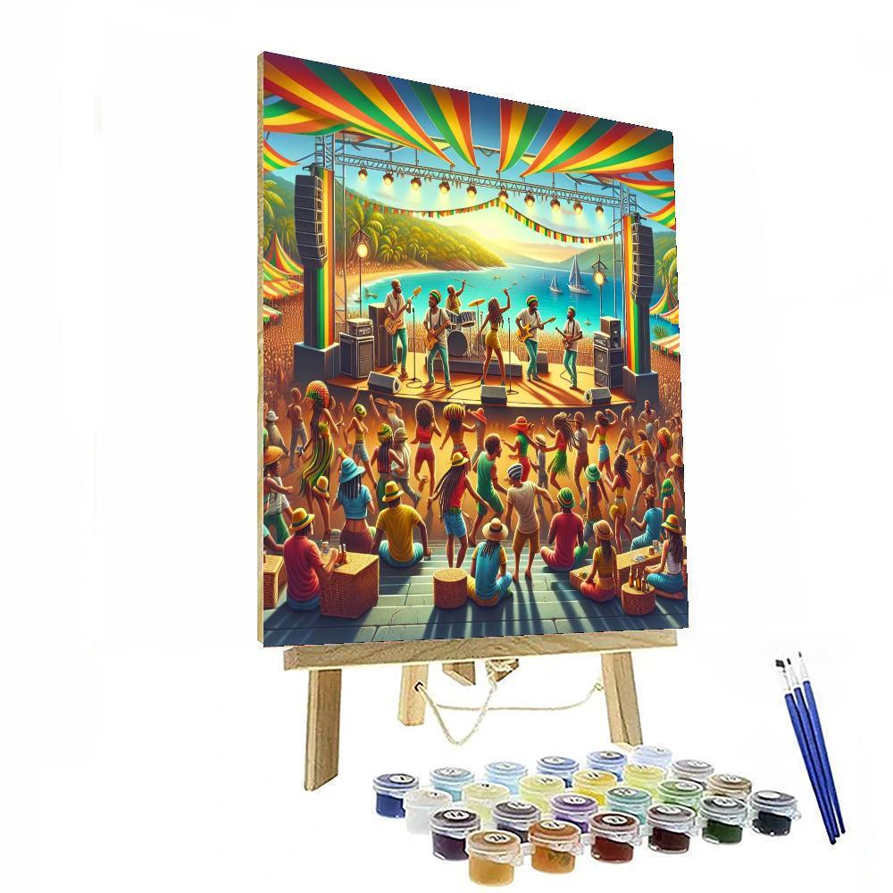 Reggae Sumfest Paint By Numbers Art