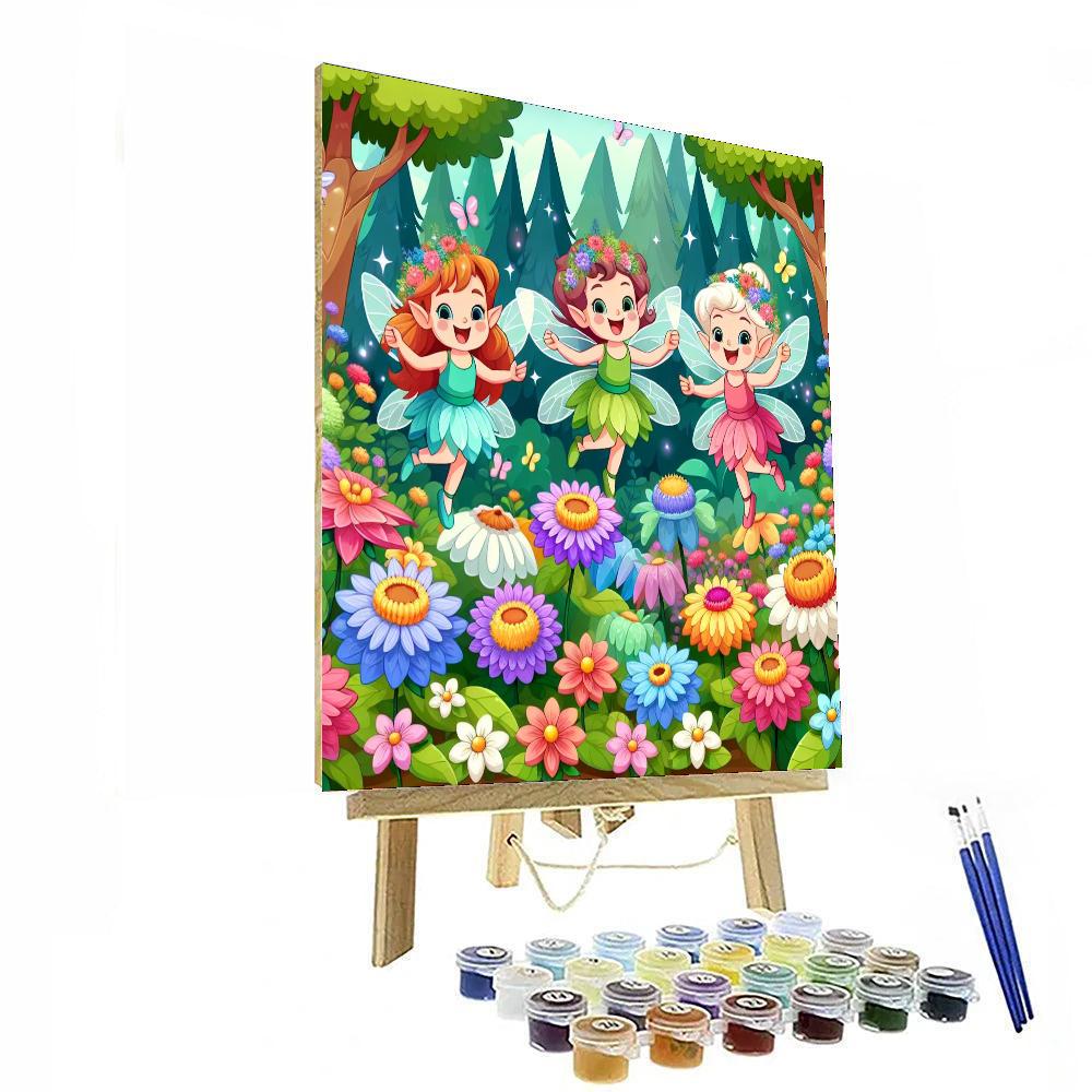 Adventure With Friendly Fairies Paint By Number