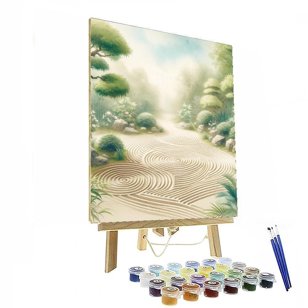 Meditative Zen Landscape Paint By Number