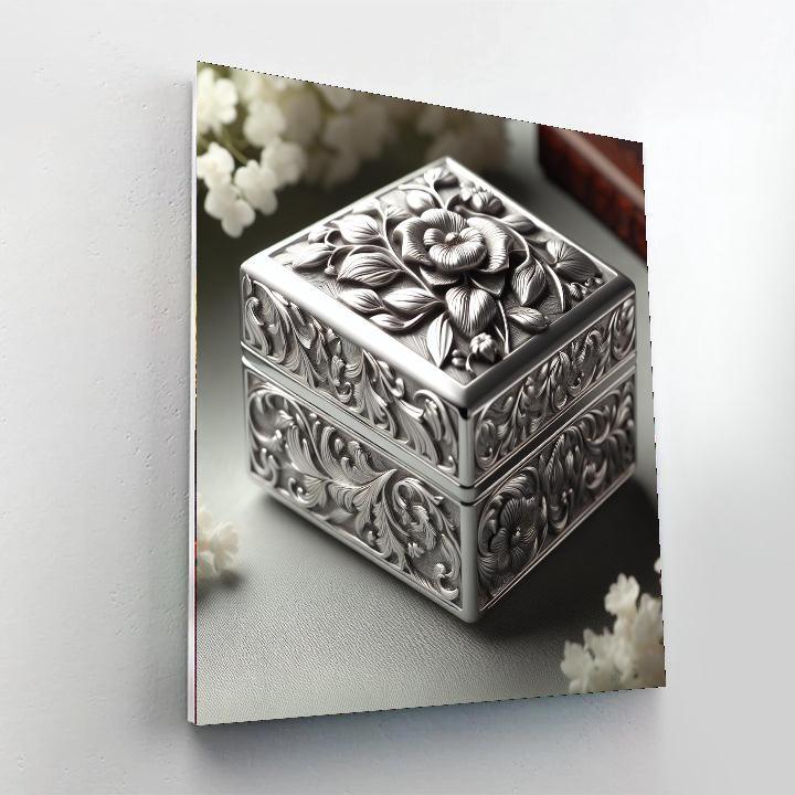 Silver Brook Jewelry Box Paint By Number