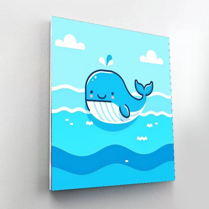 Friendly Whale's Ocean Voyage Numbered Painting Kits