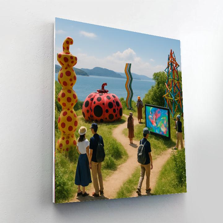 Setouchi Triennale - Seto Inland Sea, Japan Painting Number Kit