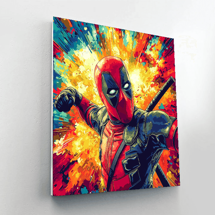 Ryan Reynolds: The Humorous Hero Of Cinema Paint By Numbers Kits