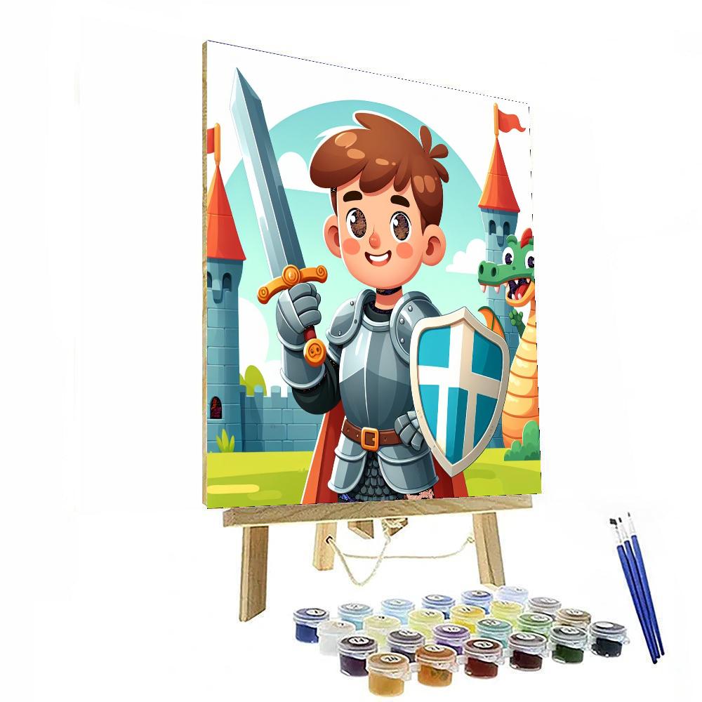 The Knight's Quest Number Painting