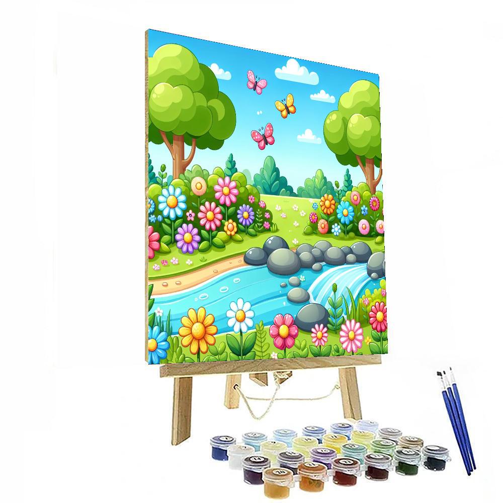 Garden Sanctuary Painting Number Kit