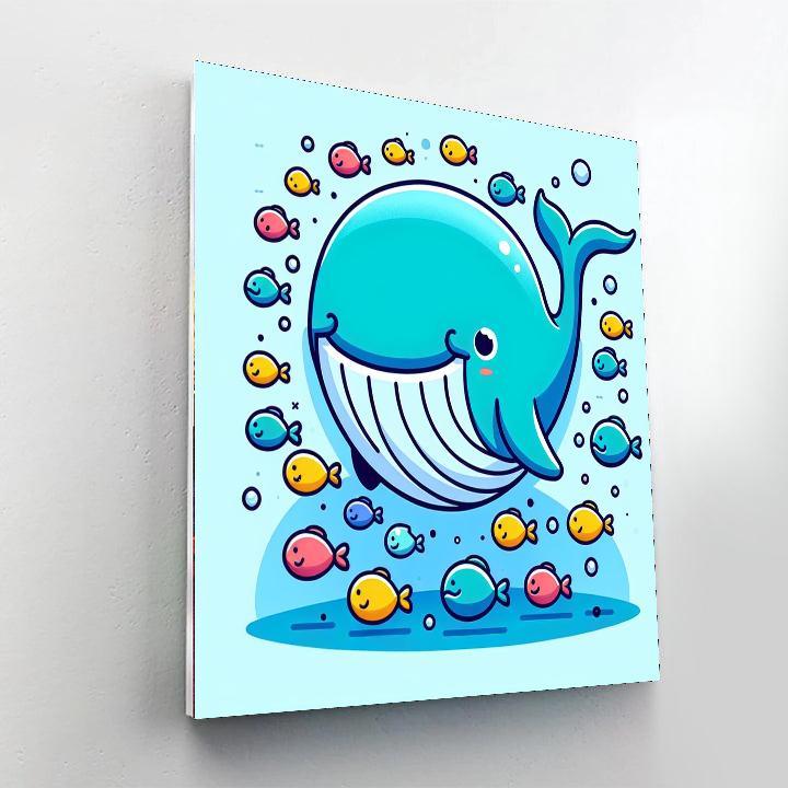 Whimsical Whale Tale Paint By Color
