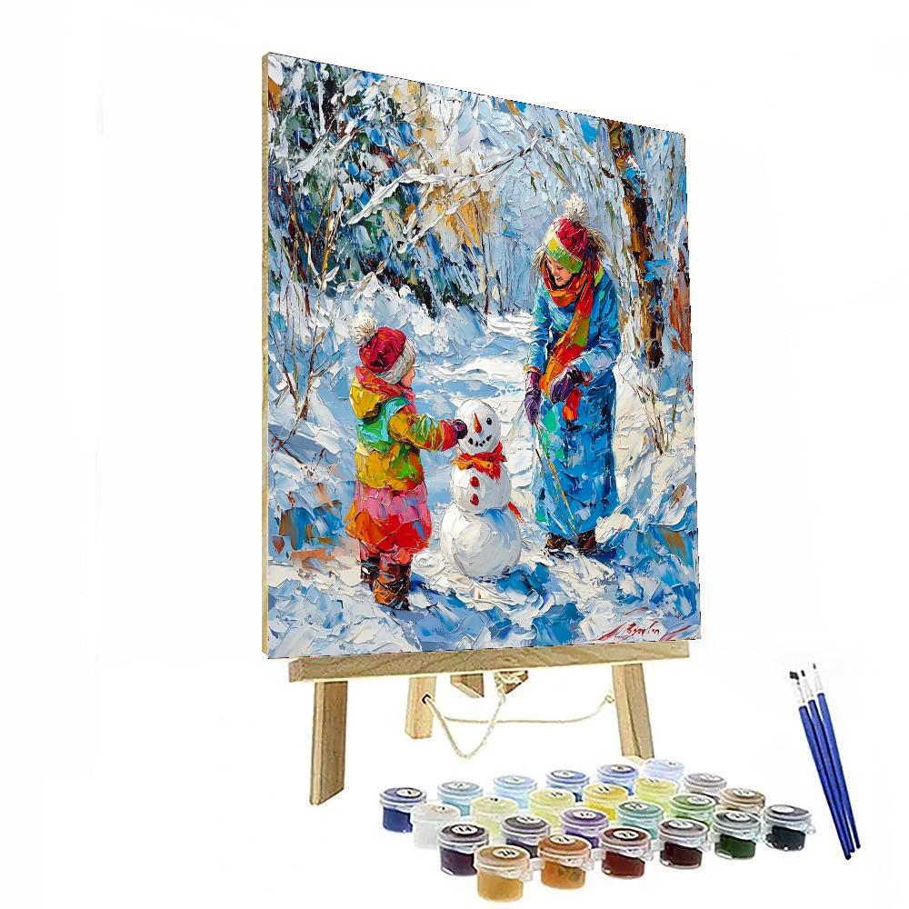 Winter's Warmth Number Painting