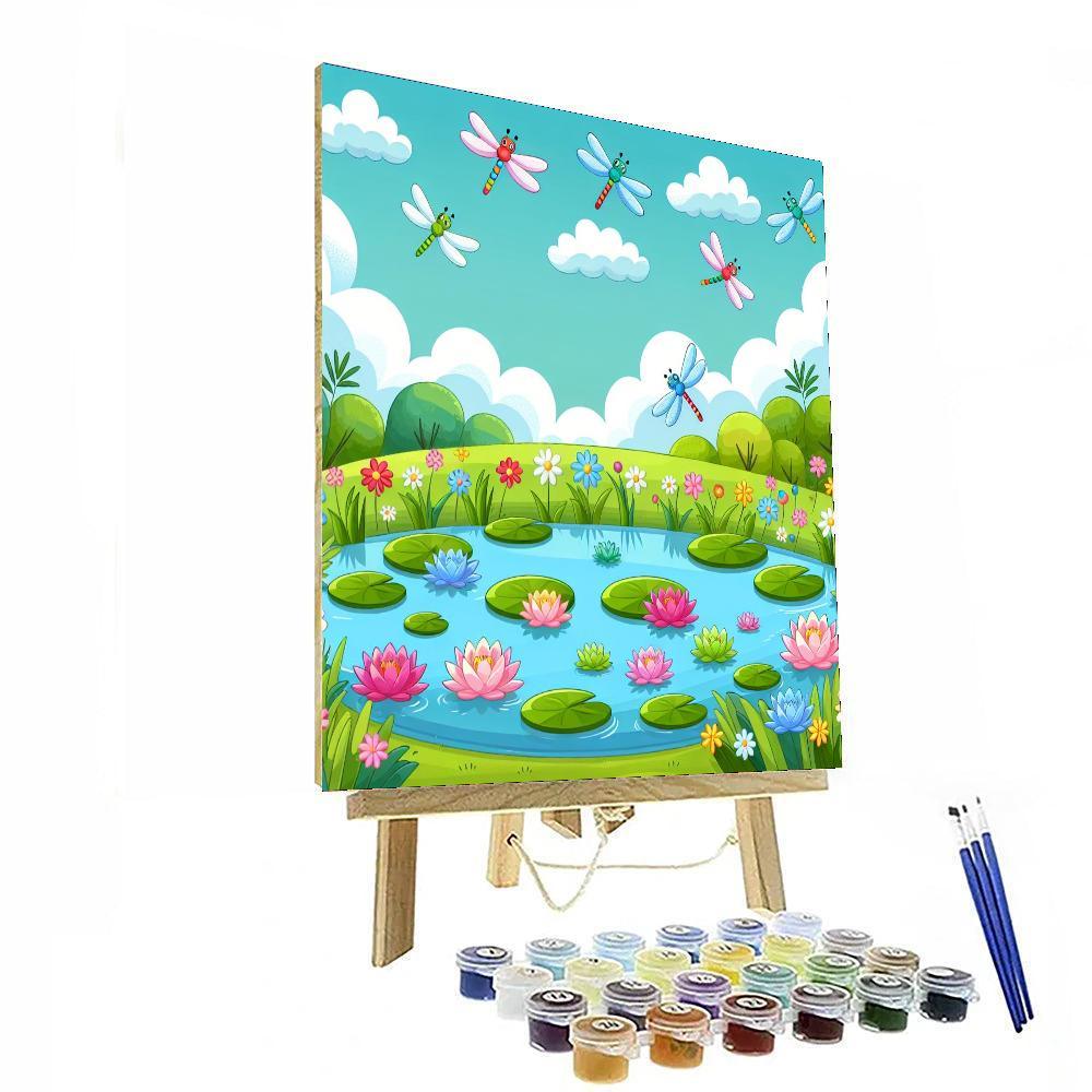 Magical Dragonfly Dreams Paint By Color