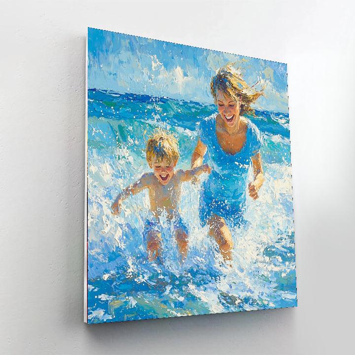 Embrace Of The Waves DIY Paint By Numbers