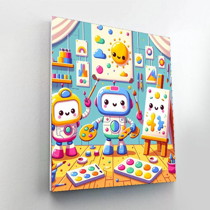 Artistic Robots Painting Number Kit