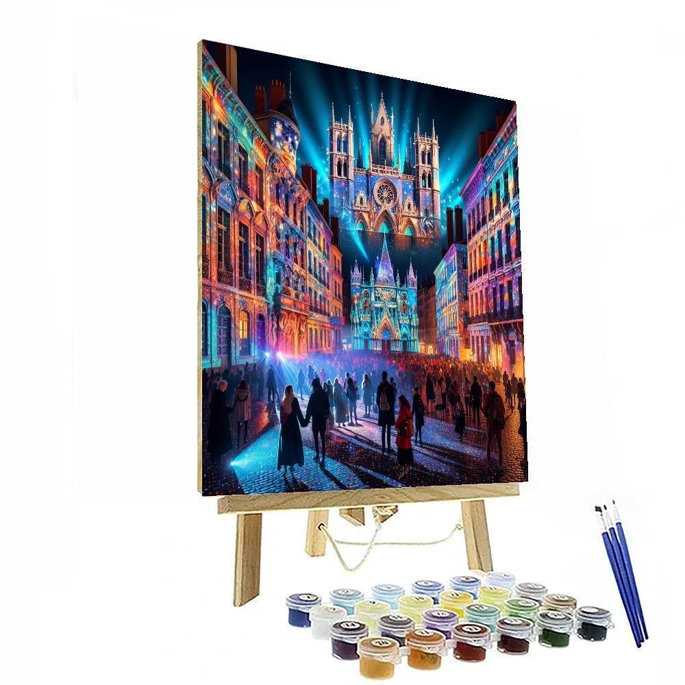 La Fête Des Lumières Paint By Numbers Art