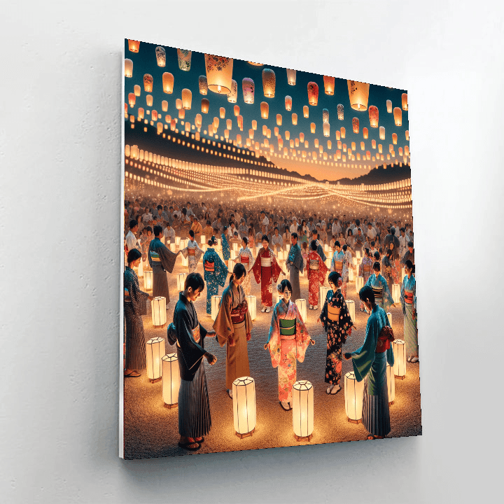 O-bon Festival - Japan Paint By Color