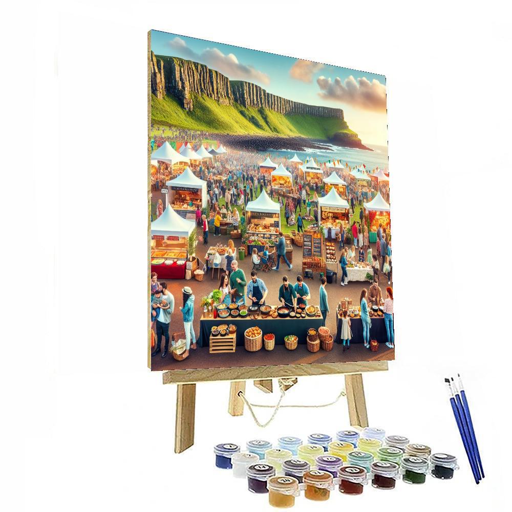 Giant's Causeway International Food Festival Painting Number Kit