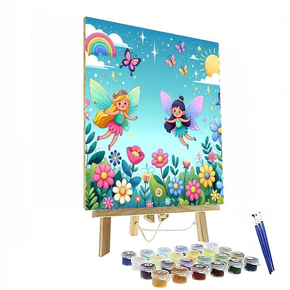 Fanciful Fairyland Garden Paint By Numbers