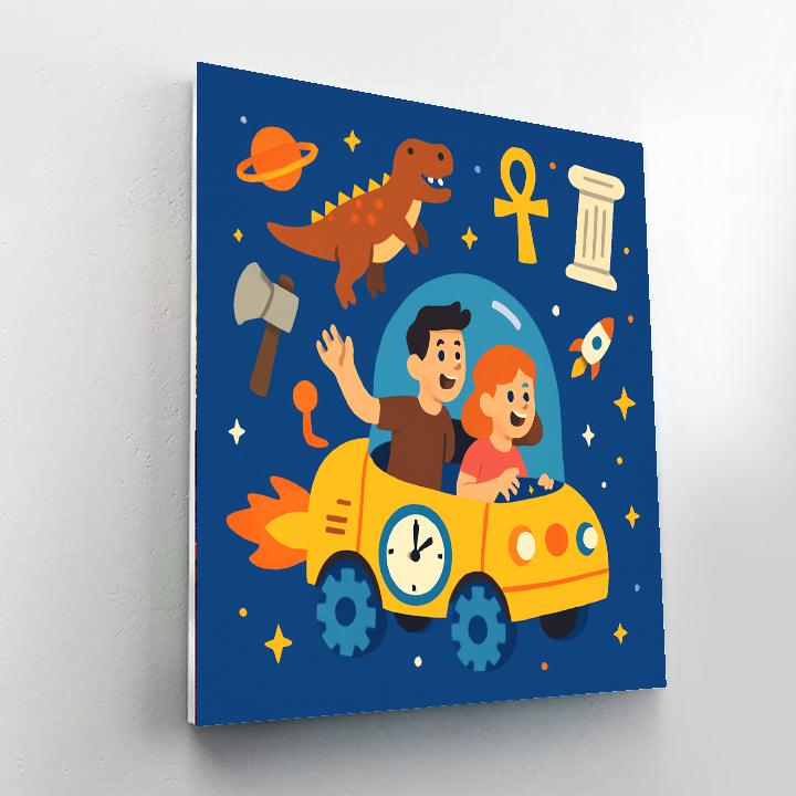 Journey Through Time And Space Numbered Painting Kits