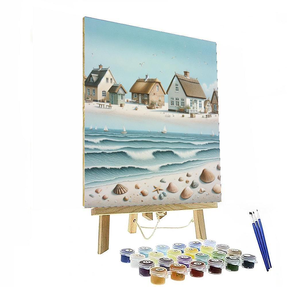 Seaside Cottages Serenity Paint By Numbers Kits
