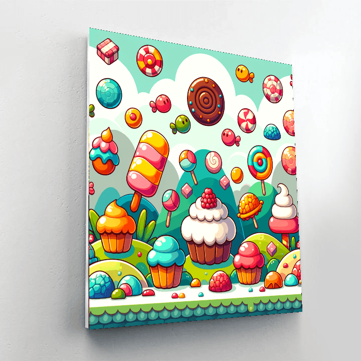 Sweet Treats Land Paint By Number
