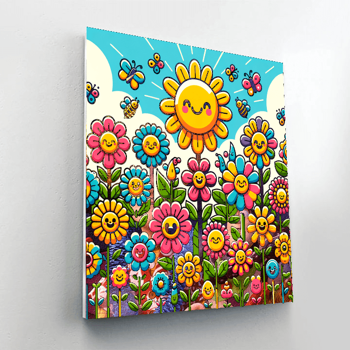 Garden Of Giggles DIY Paint By Numbers