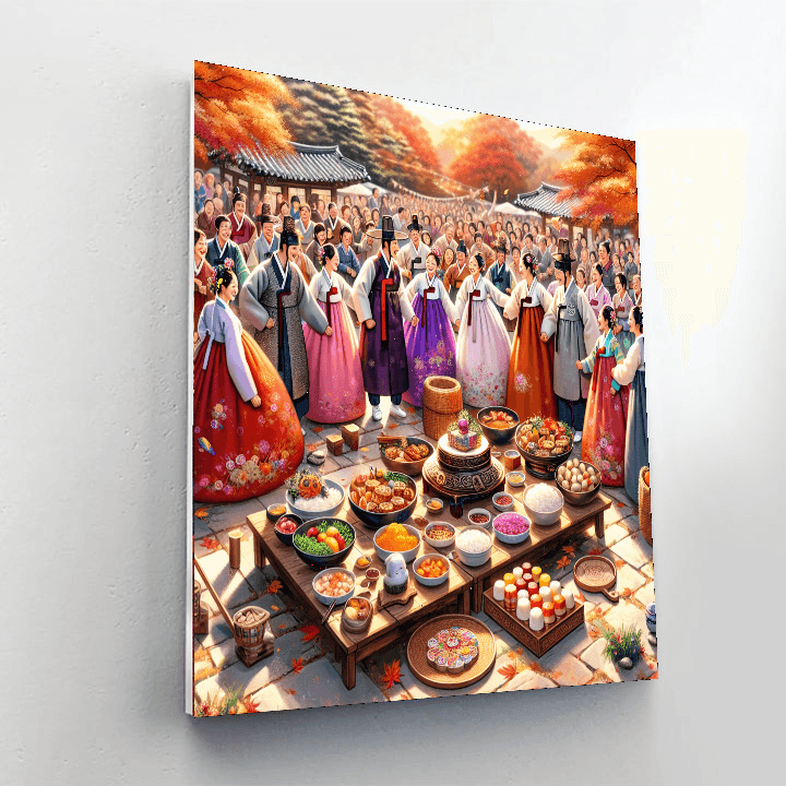 Chuseok Festival - South Korea Paint By Numbers Art