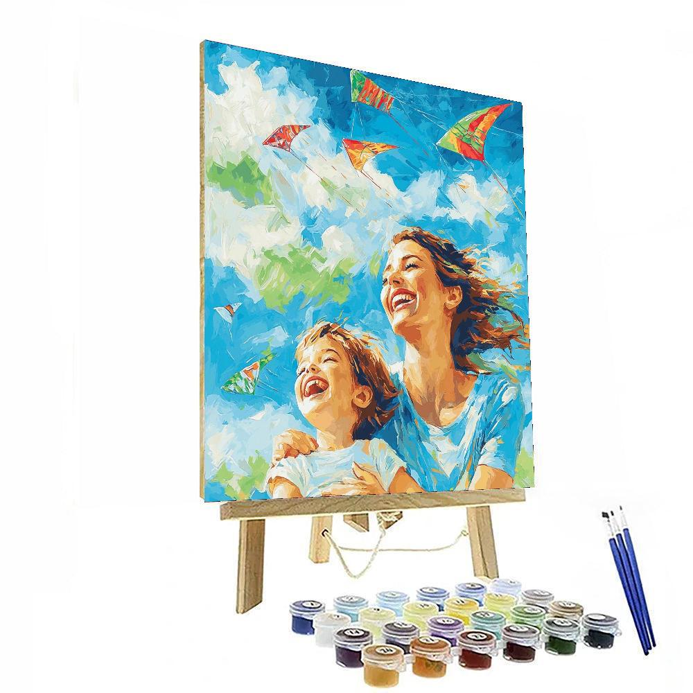 Kite Flying Day Paint By Number