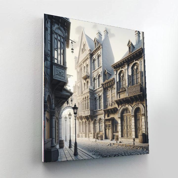 Old World City Stroll Paint By Number