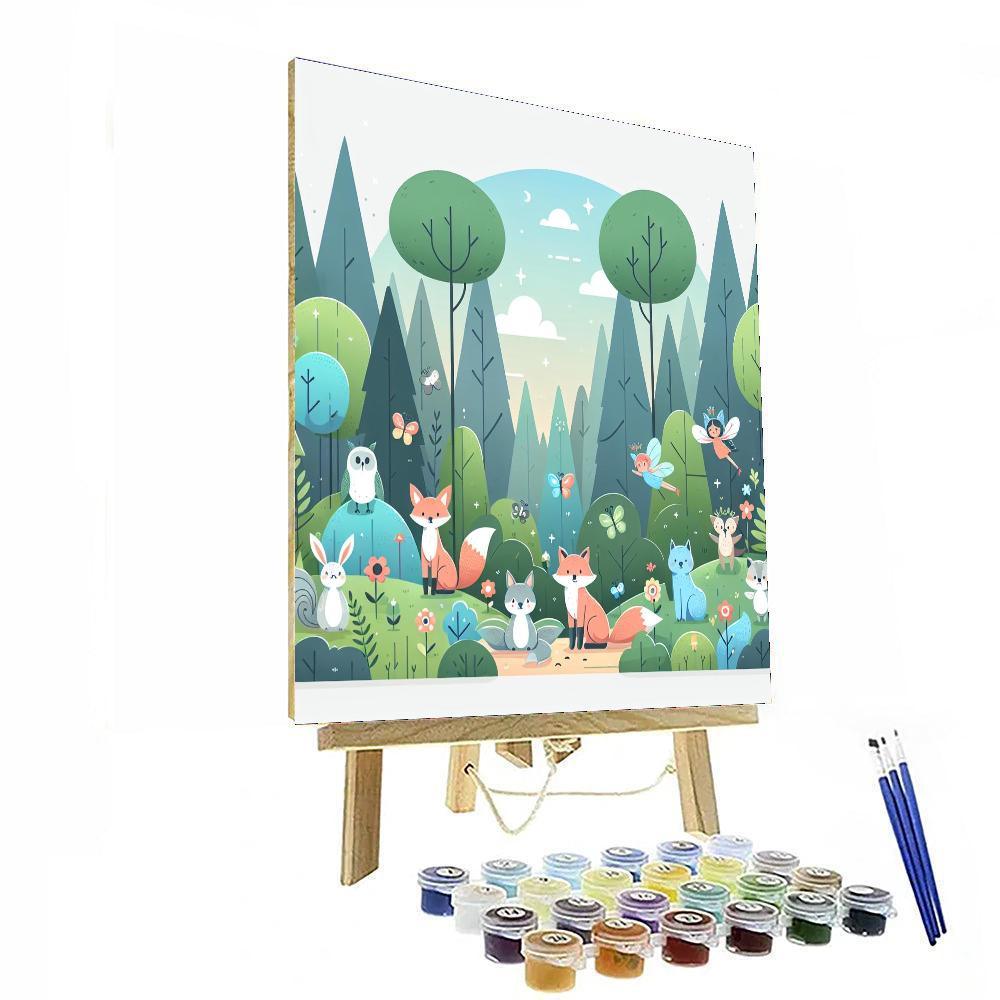 Magic Forest Escape Paint By Numbers Art