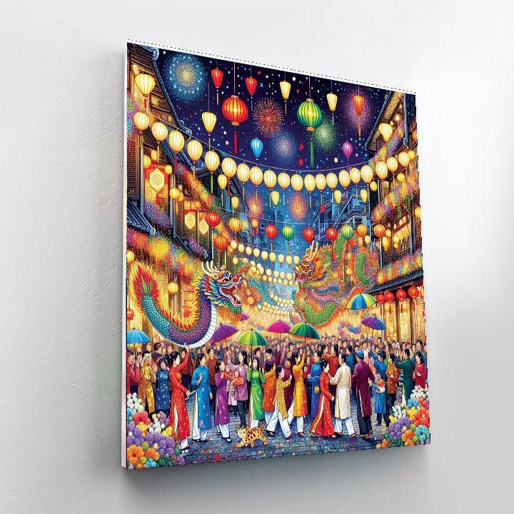 Tet Nguyen Dan - Vietnam Painting By Numbers Kit
