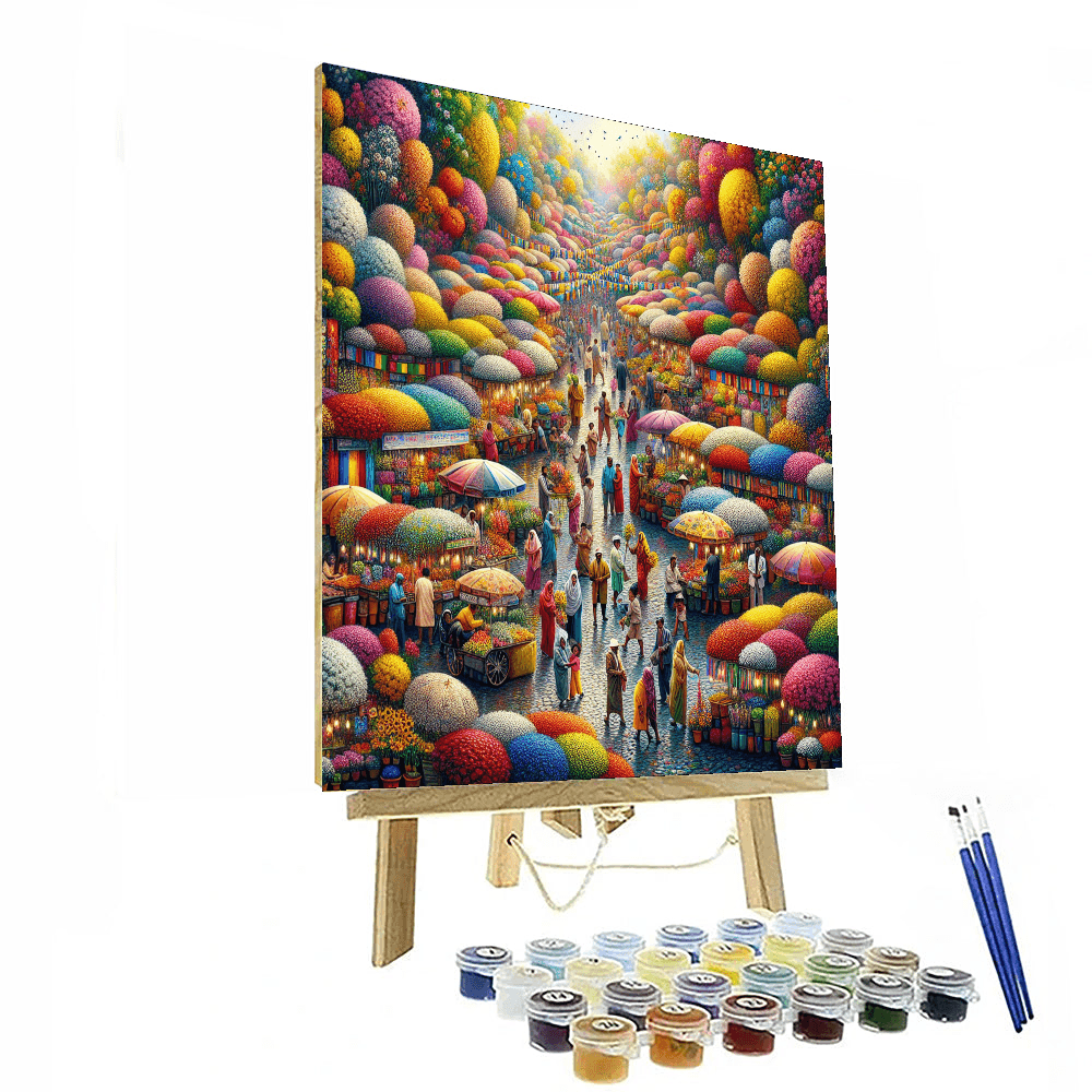 Joyful Flower Festival DIY Paint By Numbers