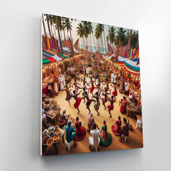 Karnataka Karavali Utsava Number Painting