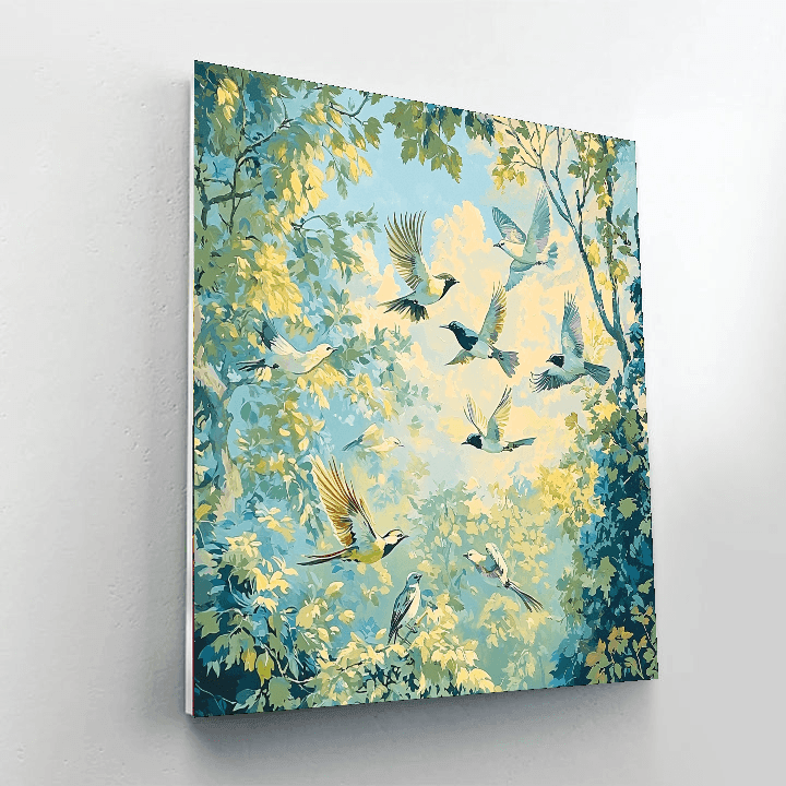 Audubon Inspired Rhythms Of Nature  Paint By Number
