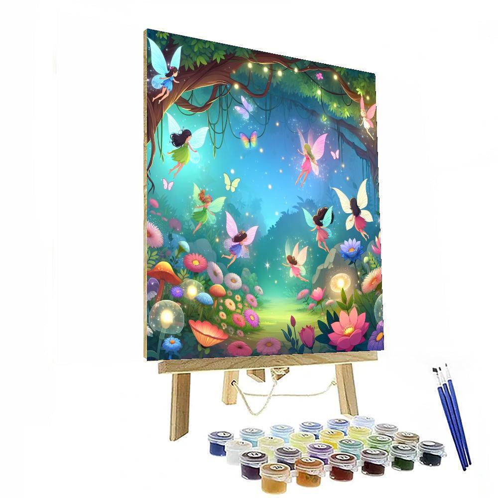 Mystical Fairy Hollow Painting Number Kit