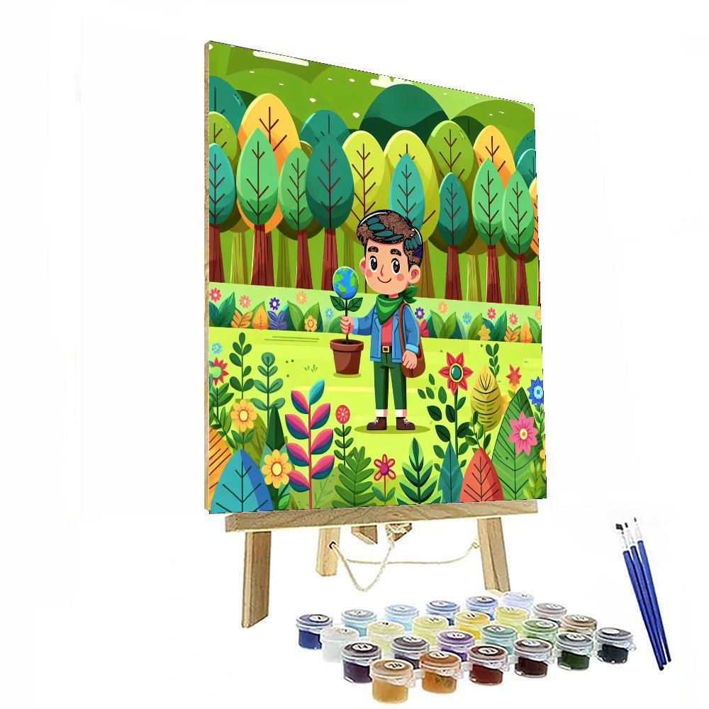 Eco Warrior Adventure Painting Number Kit