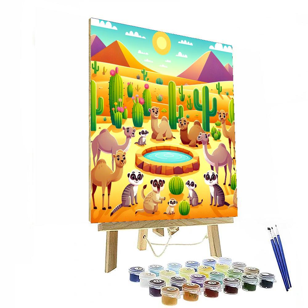 Delightful Desert Dwellers Painting Number Kit