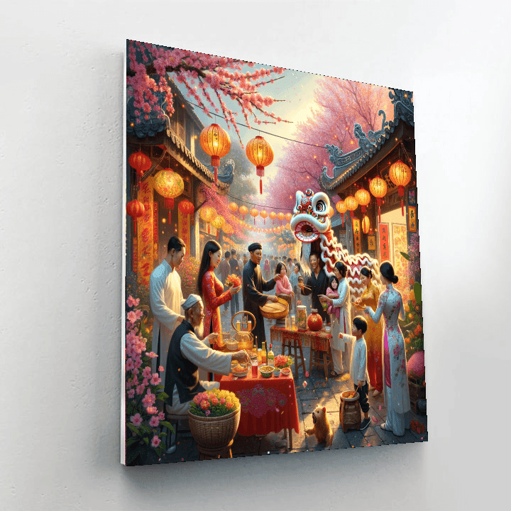 Lunar New Year - Vietnam Number Painting