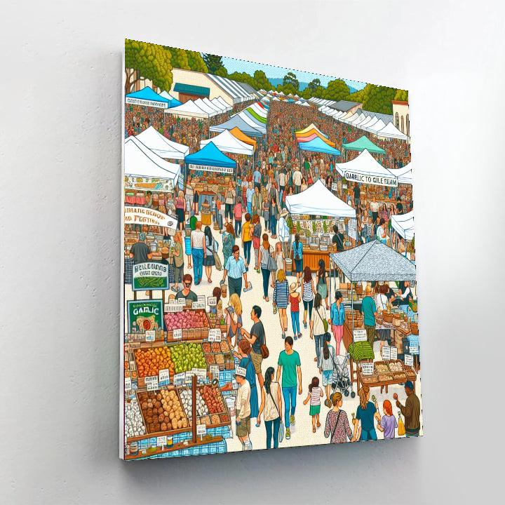 Garlic Festival - United States Paint By Numbers Kits