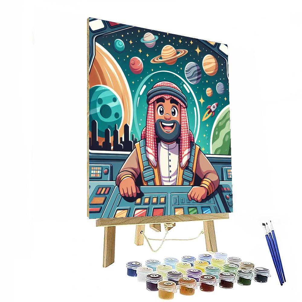 Friendly Space Cadet Numbered Painting Kits