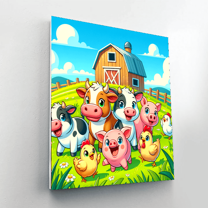 Adventures On The Farm Paint By Color