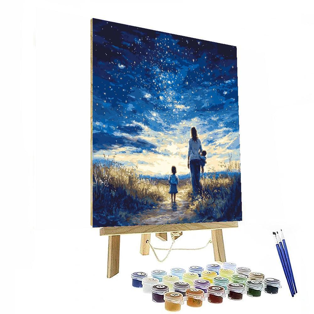 Skies Of Inspiration DIY Paint By Numbers